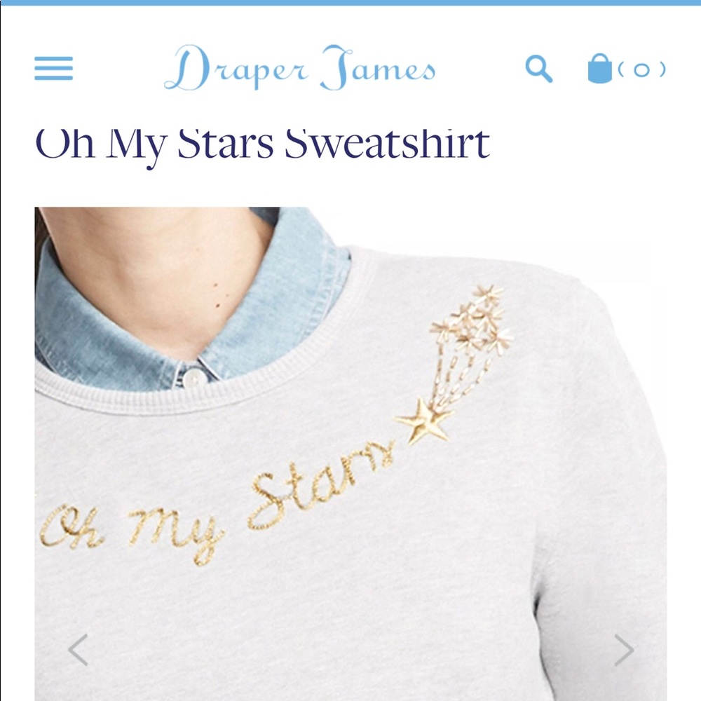 ISO: Draper James Oh My Stars sweatshirt (S or M)